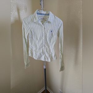 Abercrombie Kids Long Sleeve Button Up Shirt With Pocket
